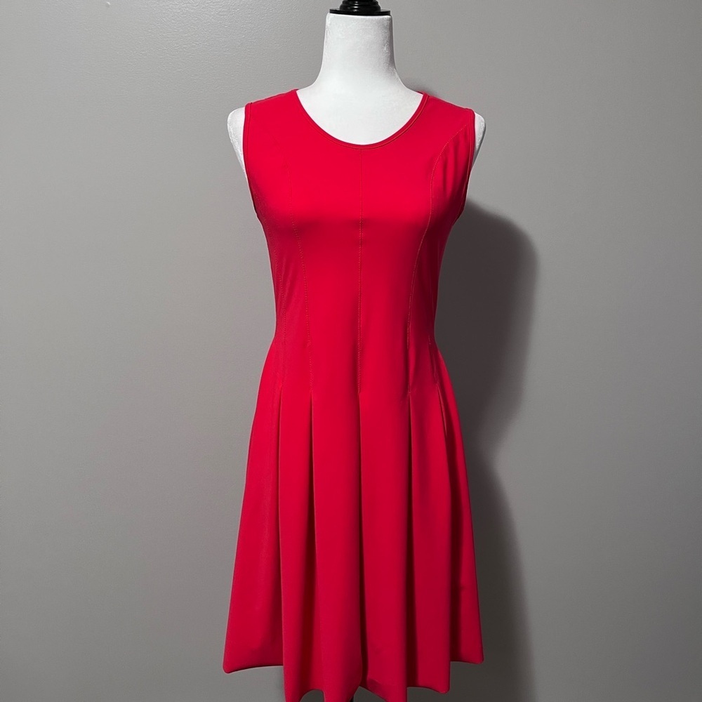 Raffaello Rossi Mirenda High-Tech Fit & Flare Jersey Dress